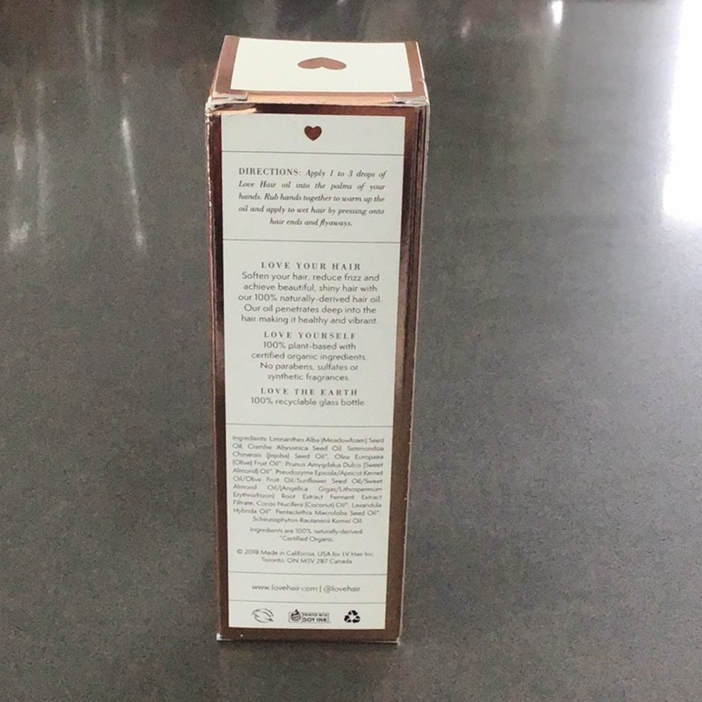 Love Hair NWT Hair Nourishing Oil 2 FL OZ. - Picture 3 of 10
